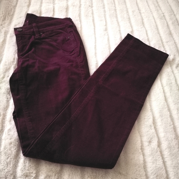 New Ann Taylor burgundy corduroy pants - size S - Picture 2 of 9